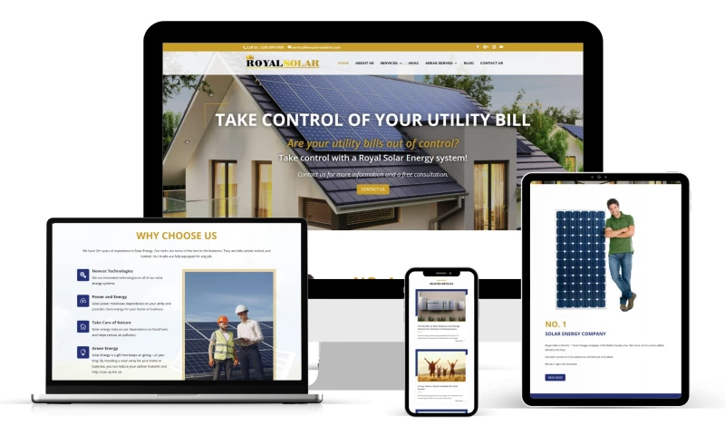 Tech Webers - Solar Website