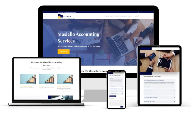 Tech Webers - Accounting Website