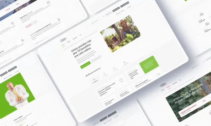 Altamira - Web design and development for a Slovak insurance company