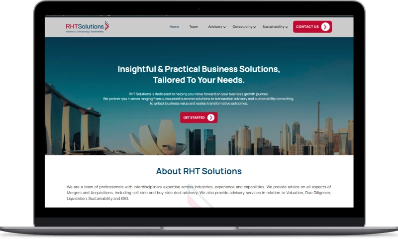 Digital Go Where - Website Development for "RHT Solution"