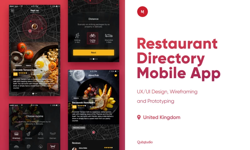 Qubstudio - Menus London