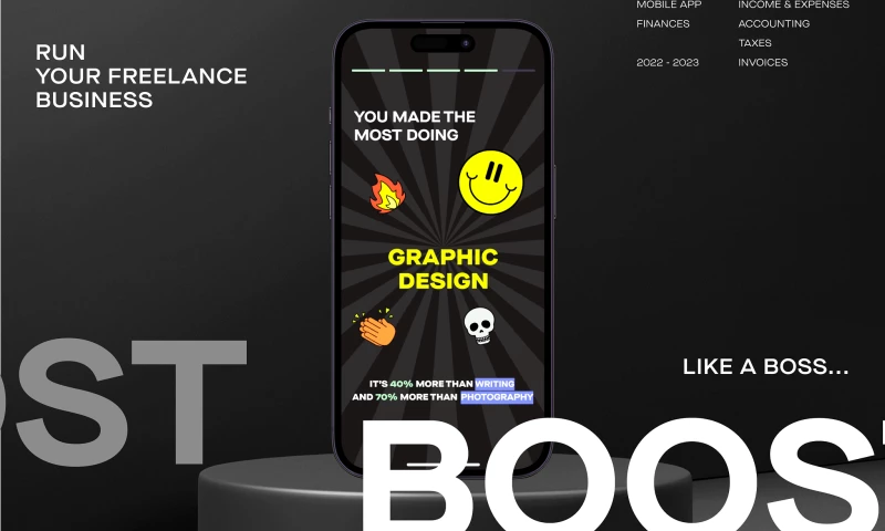 Boost - Finances Mobile App Design