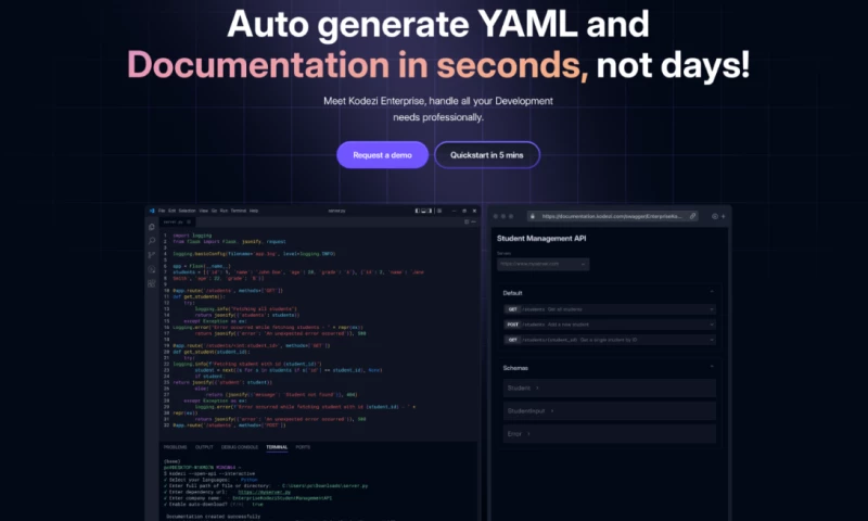 Kodezi simplifies coding tasks, minimizing errors for programmers.