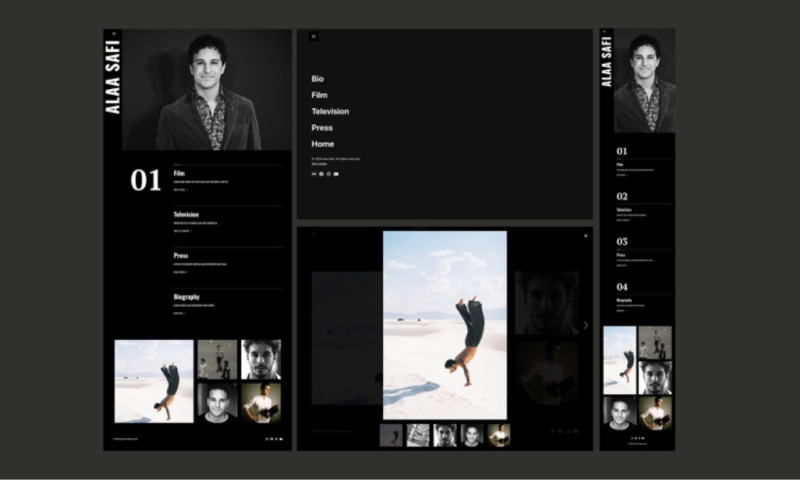 Labyrinth Brand Co - Branding, Web Design & Reputation Management for French Actor
