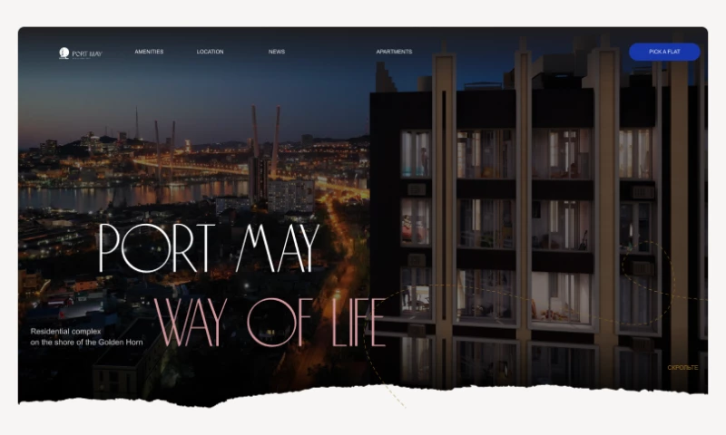 DVIGA - Port May Condominium Website Development