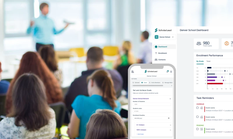 Scholarlead: Student enrollment web application