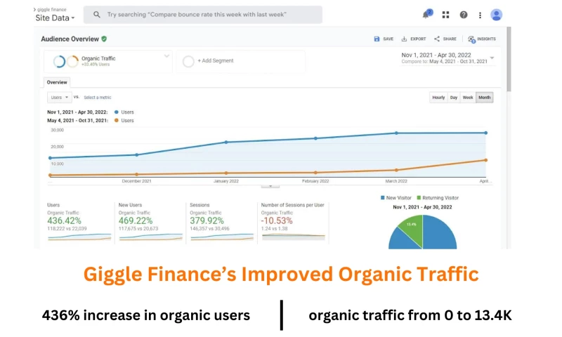 Tech Webers - Search Engine Optimization(SEO) For Giggle Finance Company