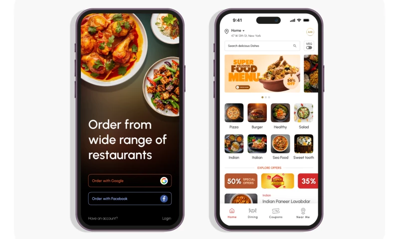 Custom Food Delivery App Development