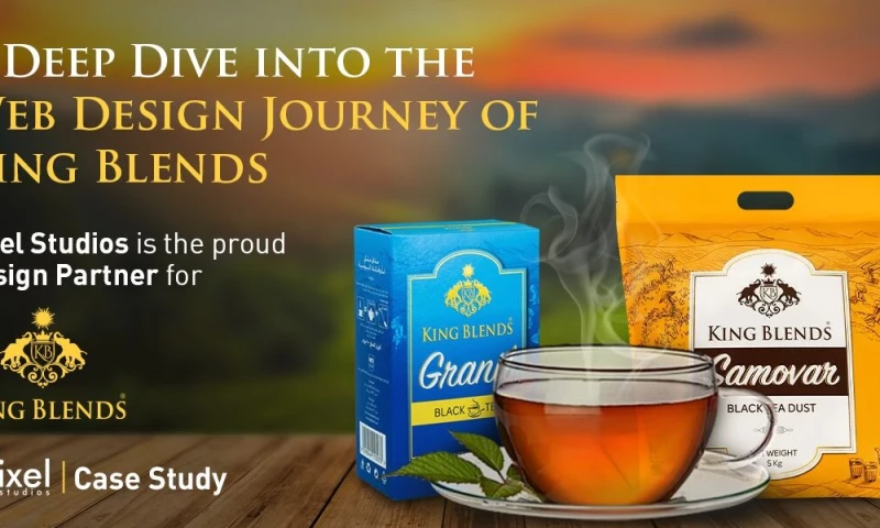 Pixel Studios - A Deep Dive into the Web Design Journey of King Blends