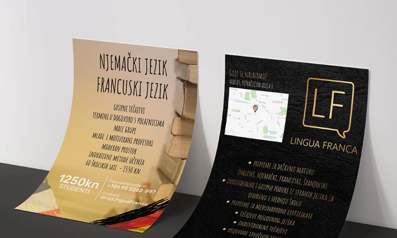 Lingua Franca flyer design