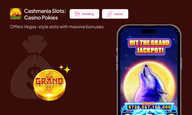 AppMakers USA - Cashmania Slots: Casino Pokies