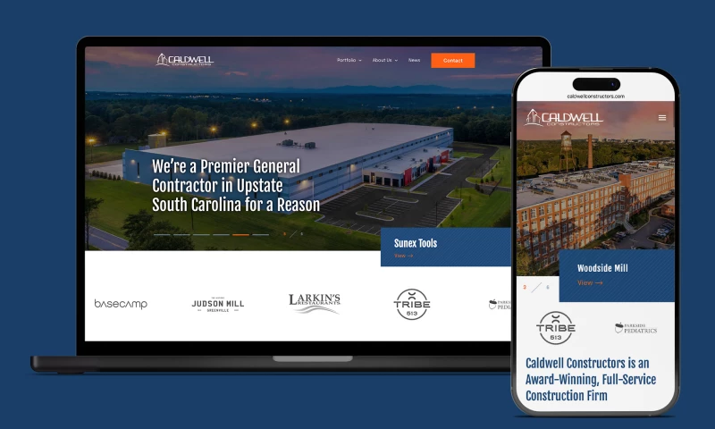Caldwell Constructors Web Design