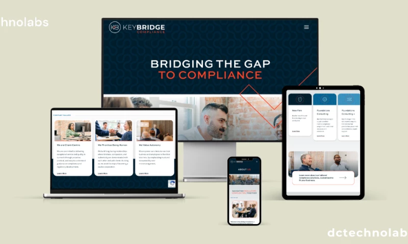 DC Technolabs - UI/UX and Custom Web Development for Keybridge Compliance