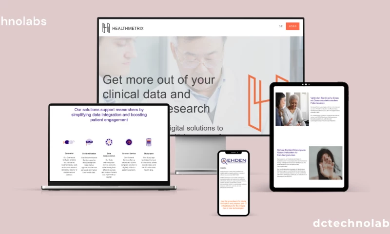 DC Technolabs - Web Development and Custom App for HealthMatrix