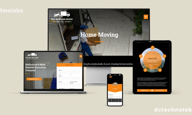DC Technolabs - Web Design and Application for Best Melbourne Movers