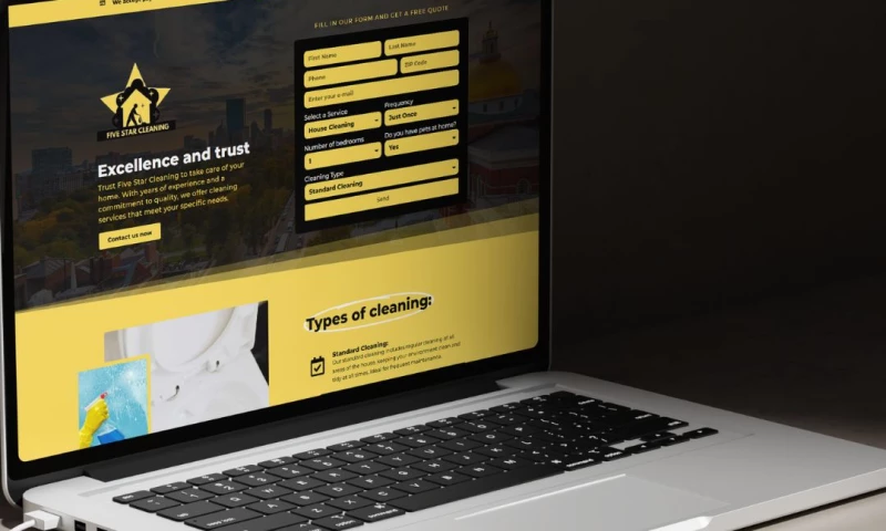 Zero Agency - Landing Page I Five Star Cleaning