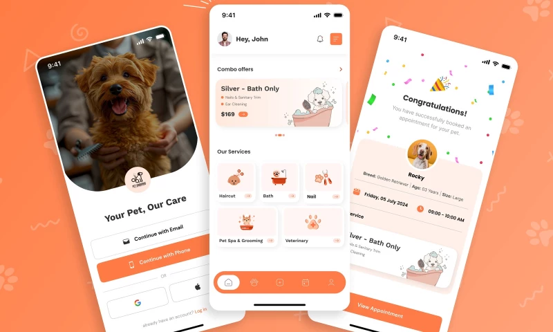 Coder Scotch Technologies - Pets Grooming App