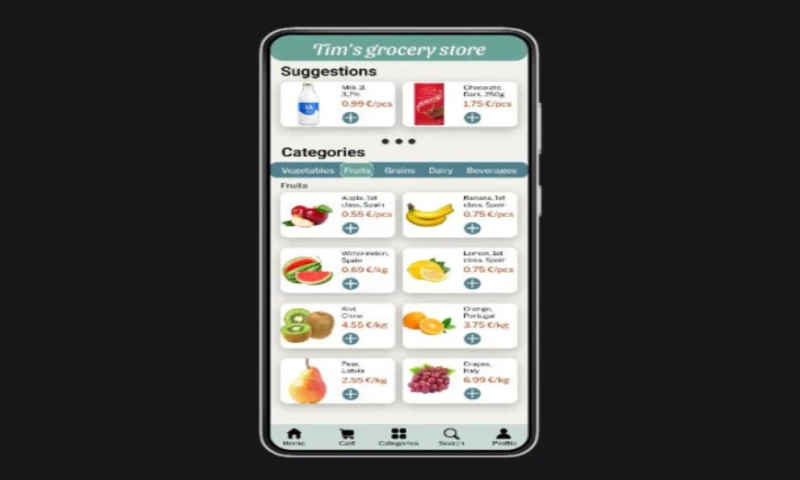 Trigubs Design - Tim's Grocery Store