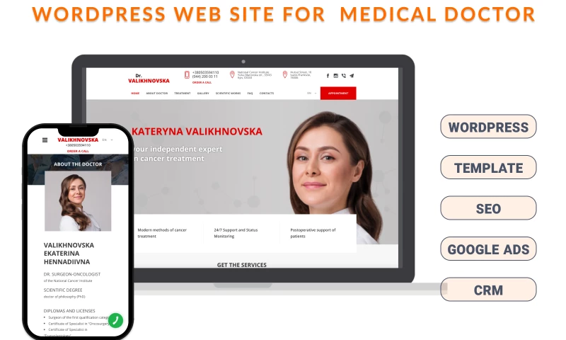 CITRUSDEV - WordPress website for MD