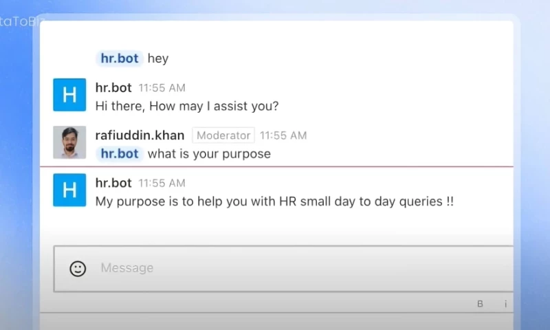 DataToBiz - HR Chatbot for IT Company