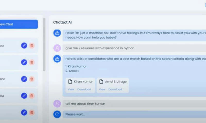 DataToBiz - Resume Bot for Recruitment Firm