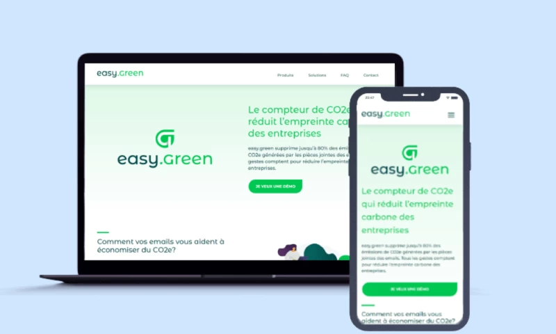 FiveUp Technologies - Easygreen CO2 Emission Website