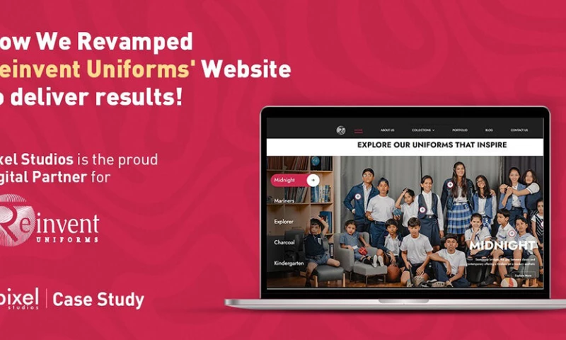 Pixel Studios - How We Revamped Reinvent Uniforms Website to deliver results!