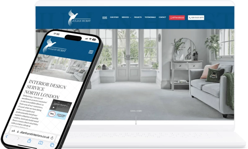 The Web Design Company - Julian Hurst Interiors