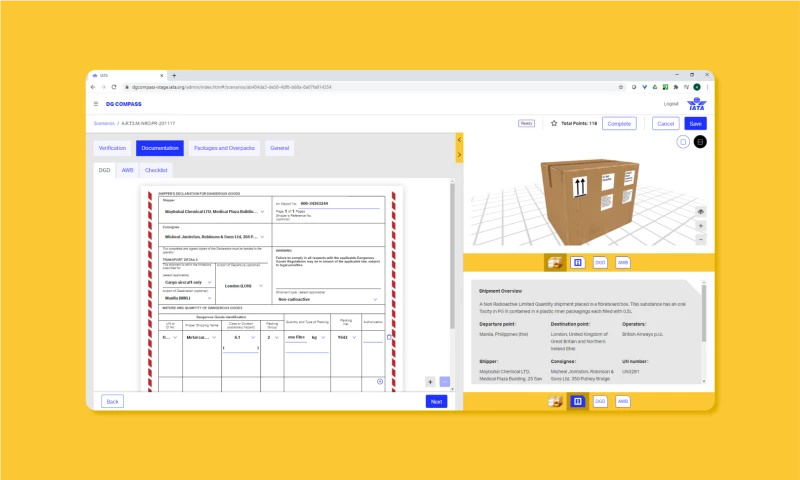 Sigma Software - Dangerous Goods Handling Assessment Tool for IATA