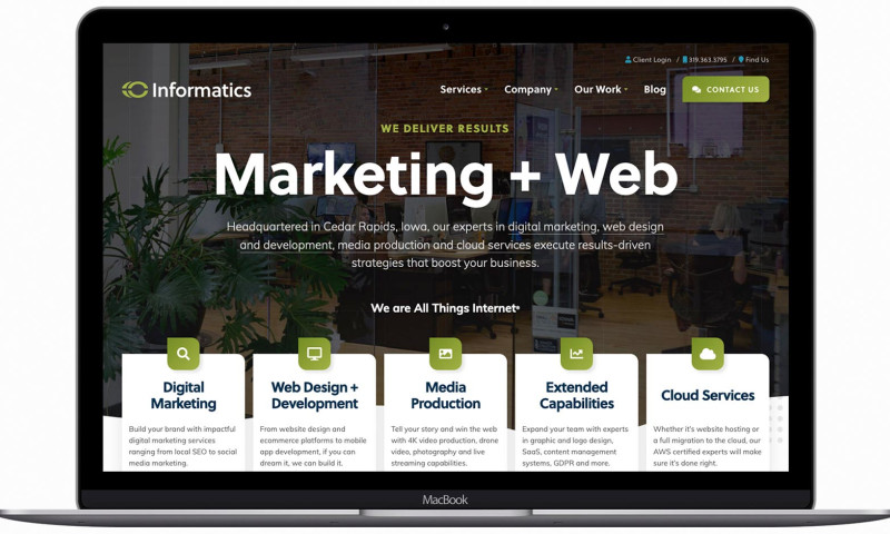 Informatics, Inc. - How Informatics Doubled Its Pageviews with a Web Refresh