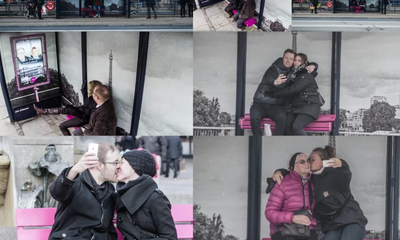 InBold - The Anthon Berg Valentines Benches