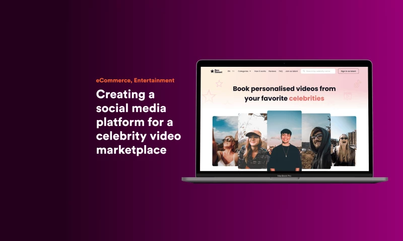 Web Design and Dev for Celebrity Video Marketplace