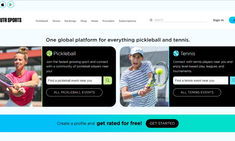UTR Sports - Web & App Development