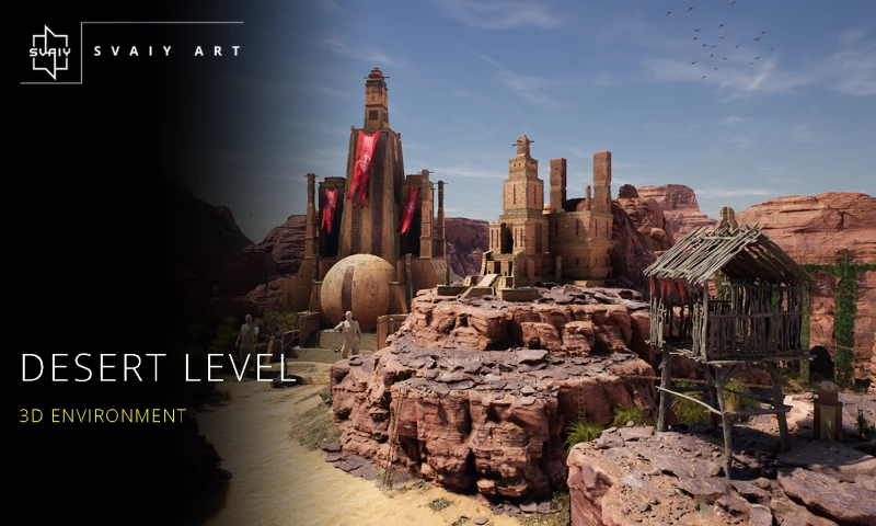 SVAIY ART INDUSTRIES - Desert Level | Level Design