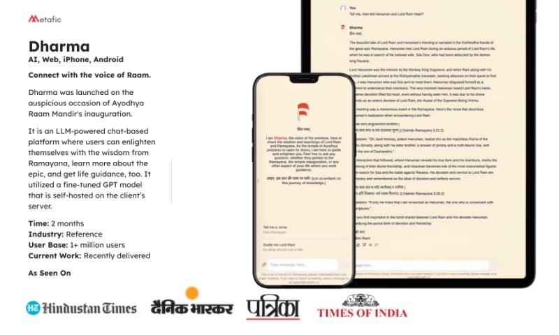 AI-Powered Applications - Dharma