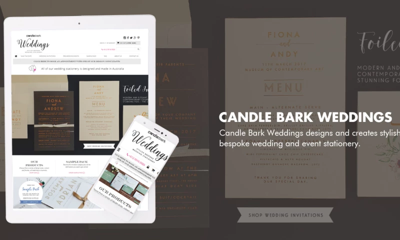 eBizneeds - Candle Bark Weddings