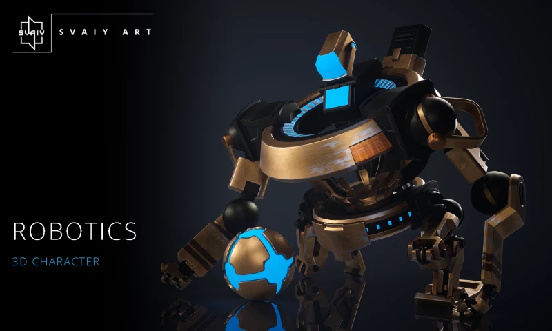 SVAIY ART INDUSTRIES - Robotics Game Character | 3D