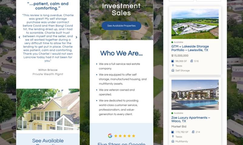 Web Loft Designs - Hope Bros. Investment Sales