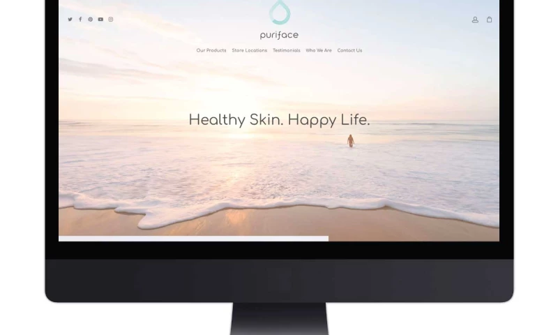 Living Proof Creative - Puriface eCommerce Website