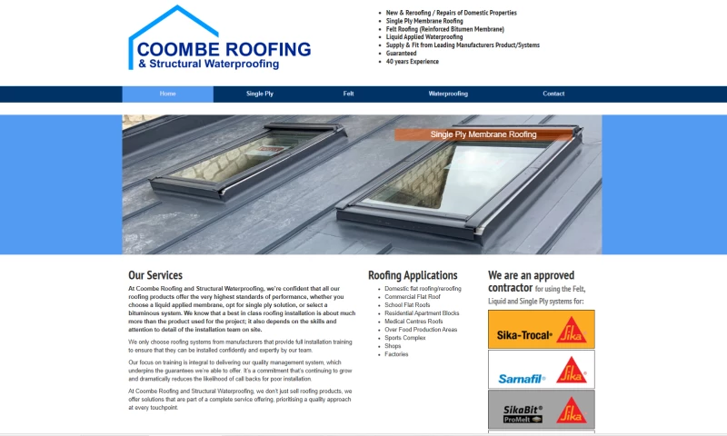 HG Web - Coombe Roofing