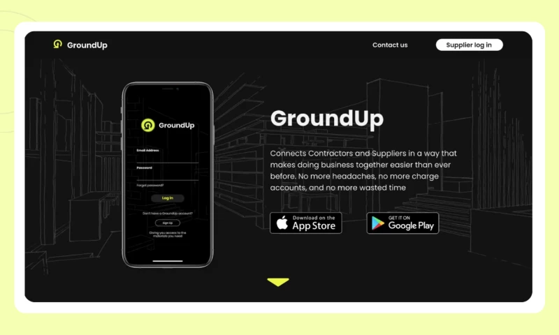 Vinnove - GroundUp - Construction Material Sourcing