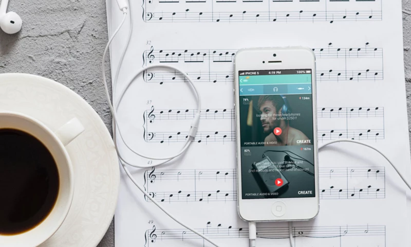 Front-end for mobile e-commerce application