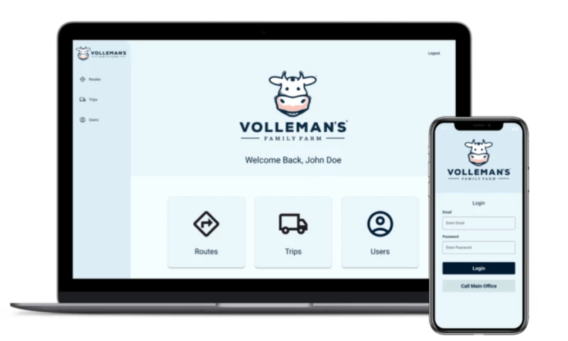 SPARK Business Works - Volleman's Family Farm: Custom Order Delivery Mobile App