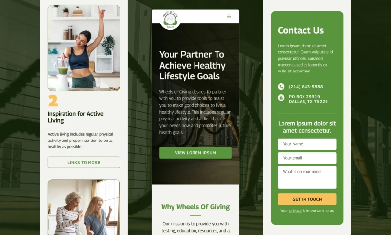 Web Loft Designs - Wheels of Giving