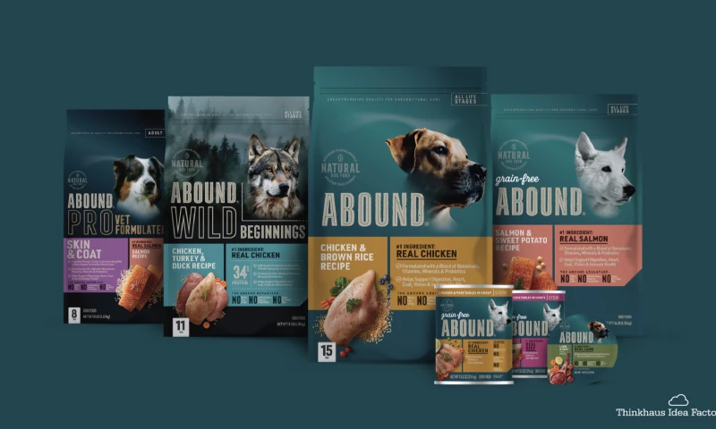 Thinkhaus Idea Factory - Abound Pet Food Rebrand