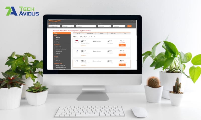 TechAvidus - Flight Booking Application