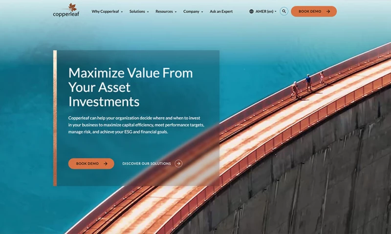 Copperleaf: Increasing users by 164% with a UX-driven new site