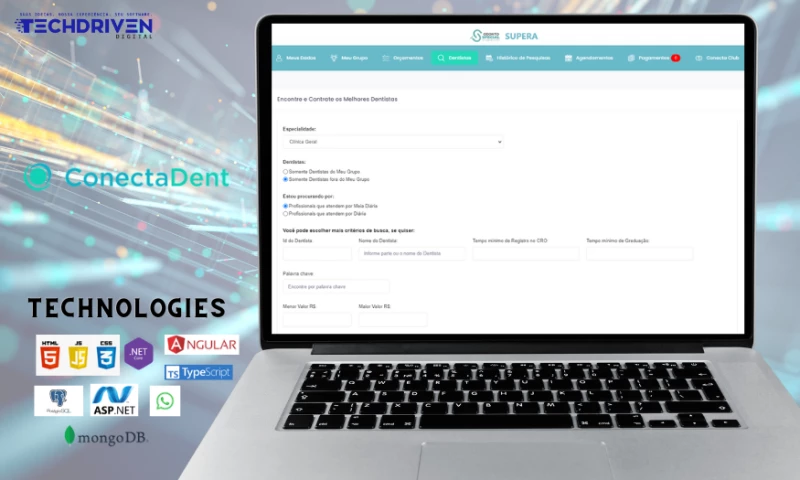 TechDriven Digital - ConectaDent - your Dental Office with all specialties