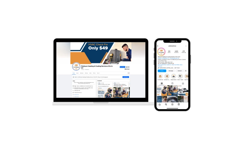 SMM, SEO & Website Dev for HVAC Company