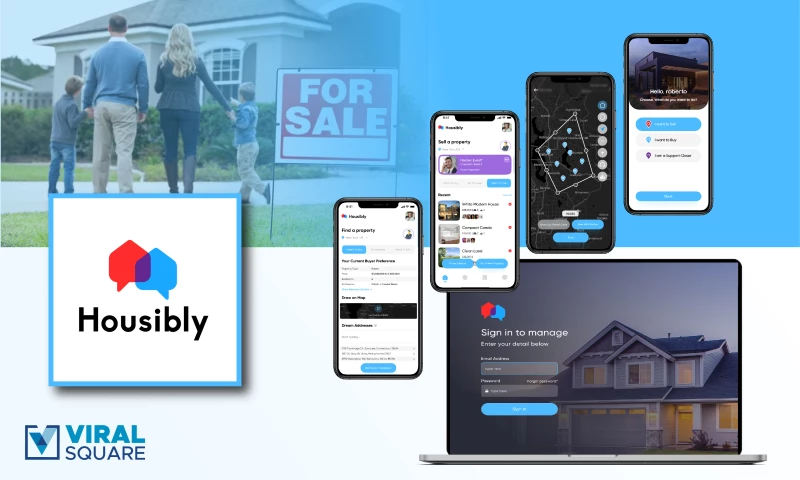Viral Square - Development of an exclusive Hybrid Mobile App for Real Estate from Scratch